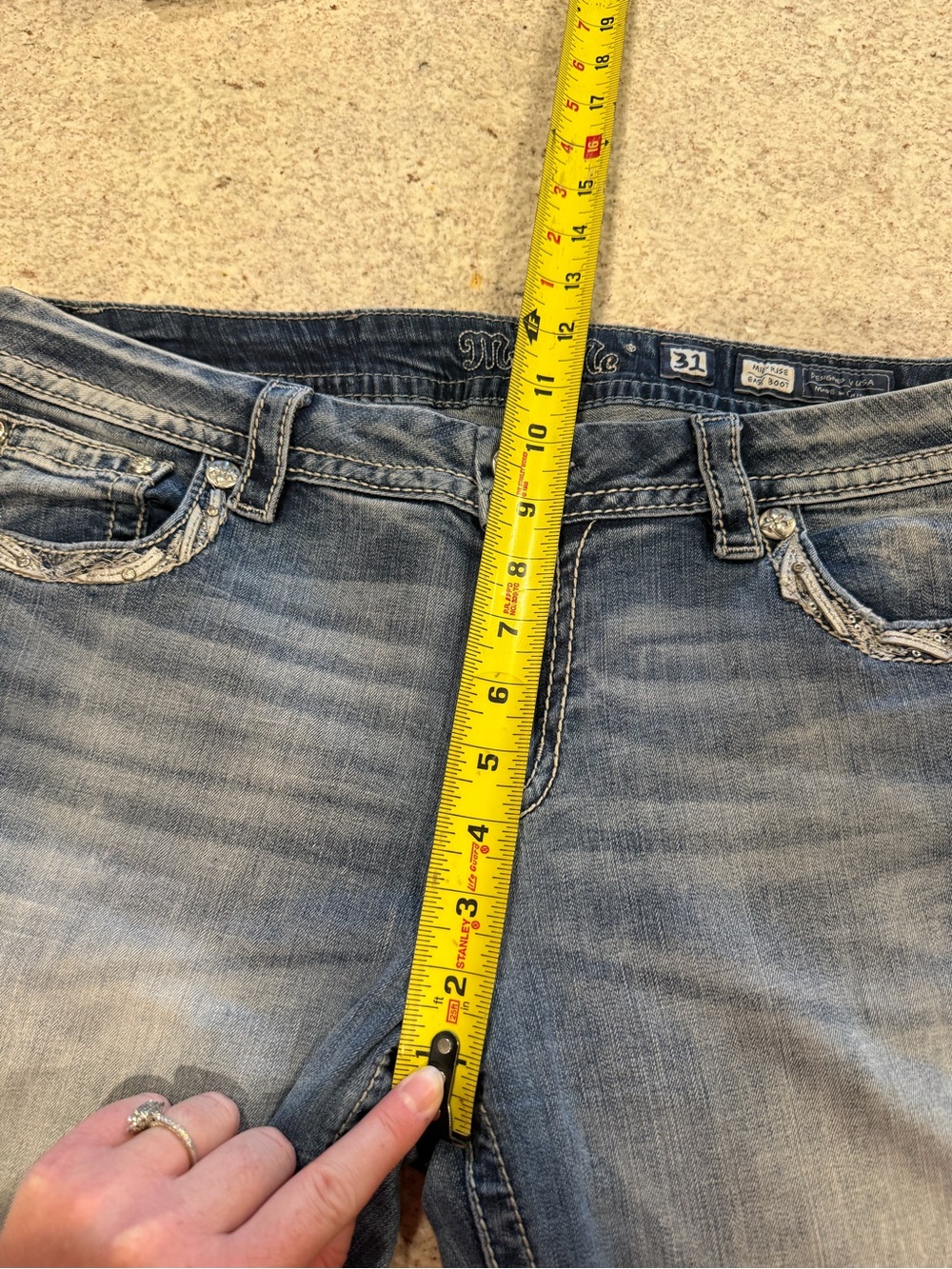 Miss Me Women's Light Blue Bootcut Jeans - Picture 13 of 13